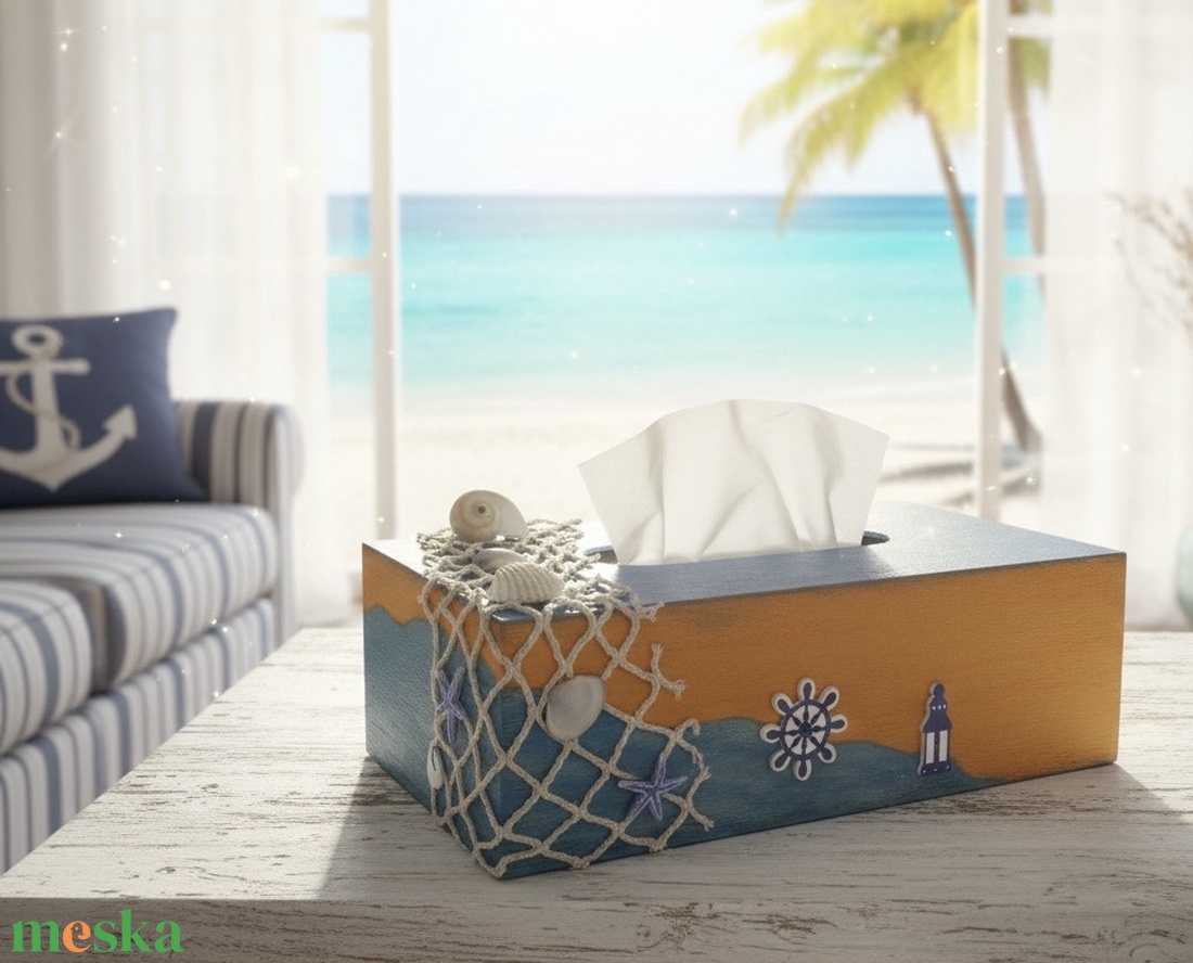 Zsebkendőtartó (nyár) - otthon & életmód - tárolás & rendszerezés - zsebkendőtartó - Meska.hu