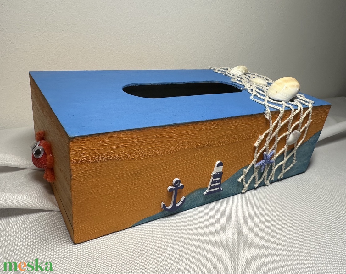 Zsebkendőtartó (nyár) - otthon & életmód - tárolás & rendszerezés - zsebkendőtartó - Meska.hu