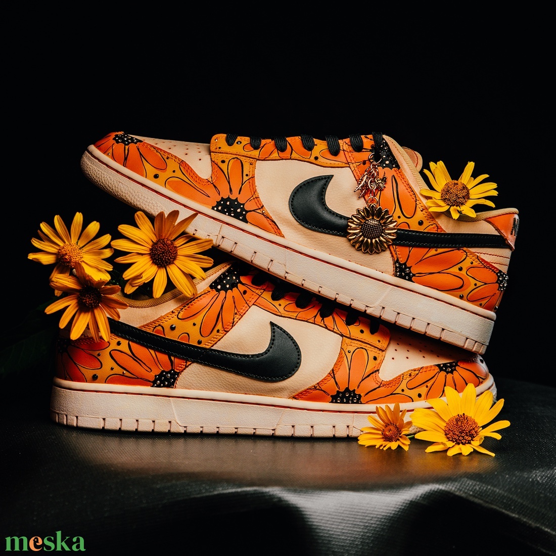 Sunflower Custom Cipő - ruha & divat - cipő & papucs - cipő, szandál - Meska.hu