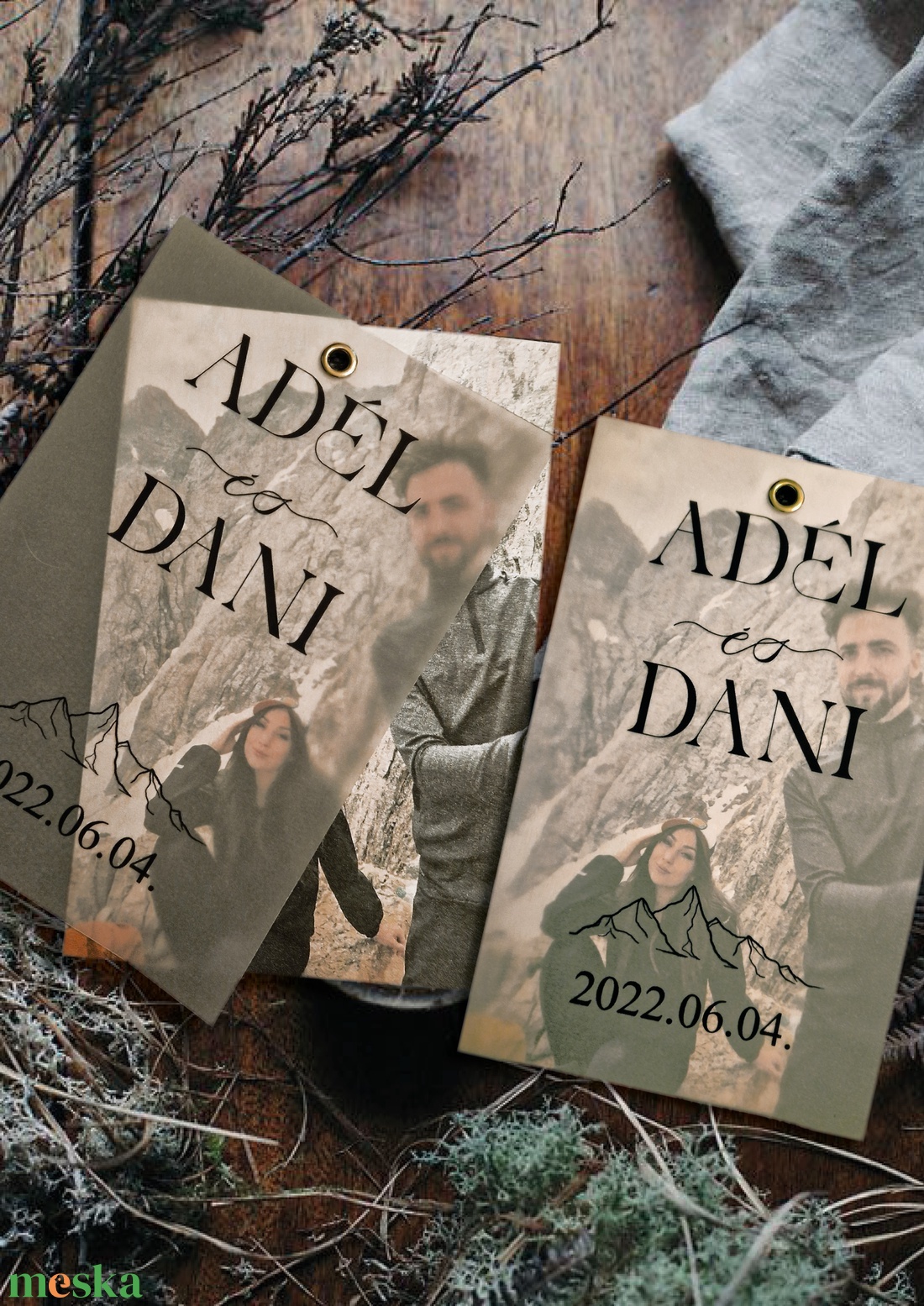 Pauszpapíros, Fényképes Esküvői meghívó - esküvő - meghívó & kártya - menü - Meska.hu