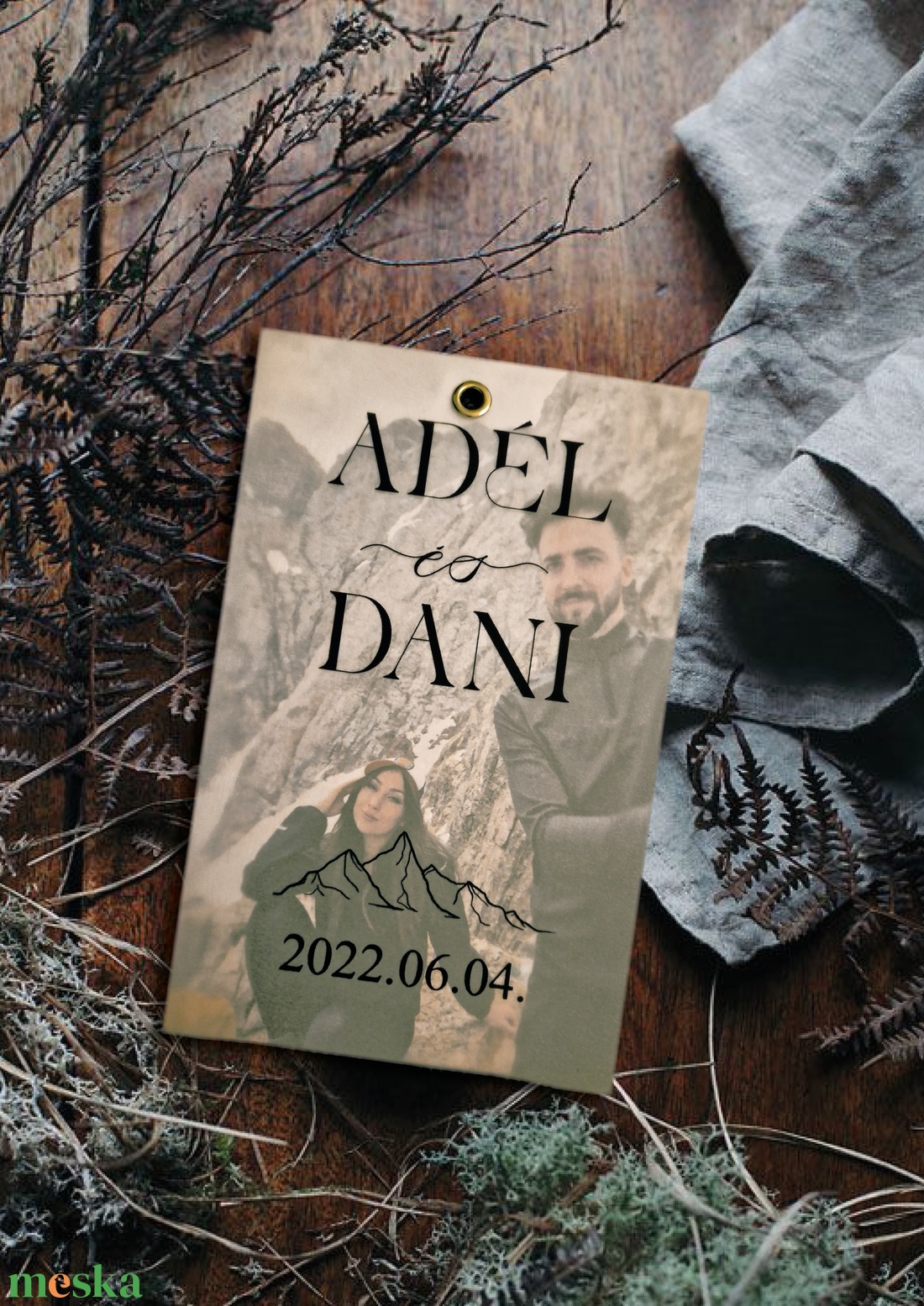 Pauszpapíros, Fényképes Esküvői meghívó - esküvő - meghívó & kártya - menü - Meska.hu