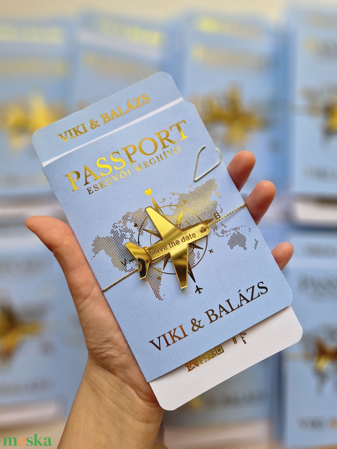 Passport, Útlevél esküvői meghívó - esküvő - meghívó & kártya - esküvői boríték - Meska.hu