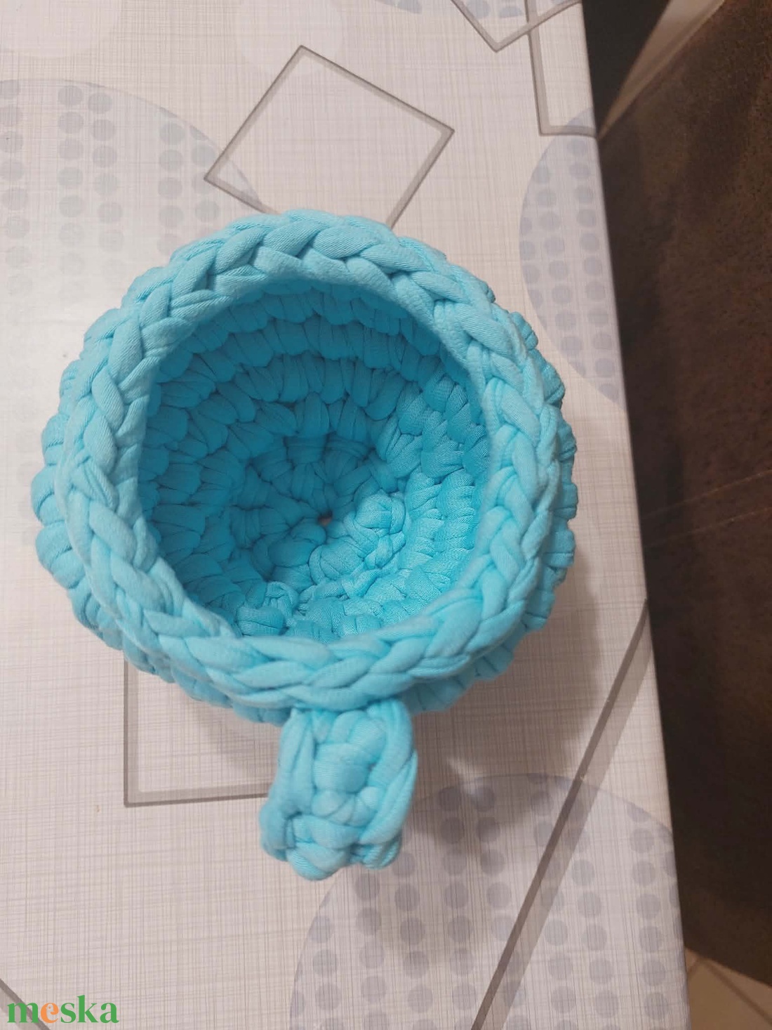 Horgolt bögre - otthon & életmód - dekoráció - asztal és polc dekoráció - asztaldísz - Meska.hu