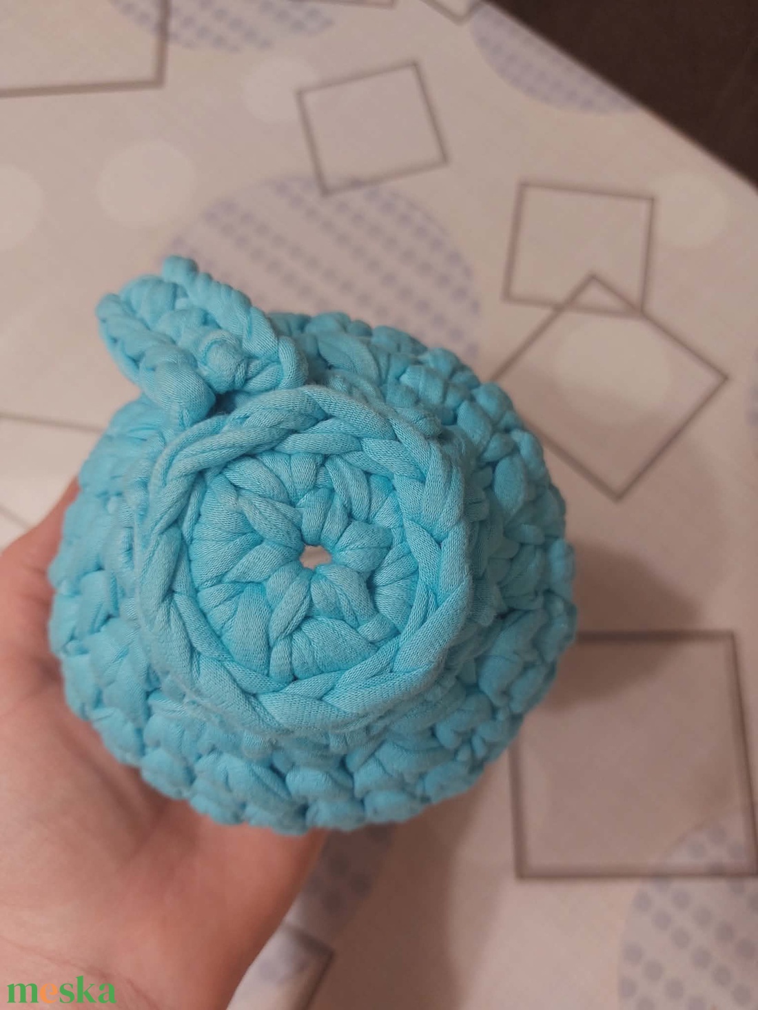 Horgolt bögre - otthon & életmód - dekoráció - asztal és polc dekoráció - asztaldísz - Meska.hu