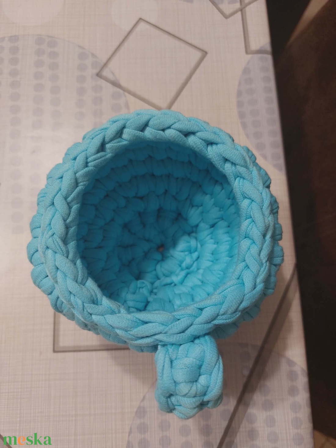 Horgolt bögre - otthon & életmód - dekoráció - asztal és polc dekoráció - asztaldísz - Meska.hu