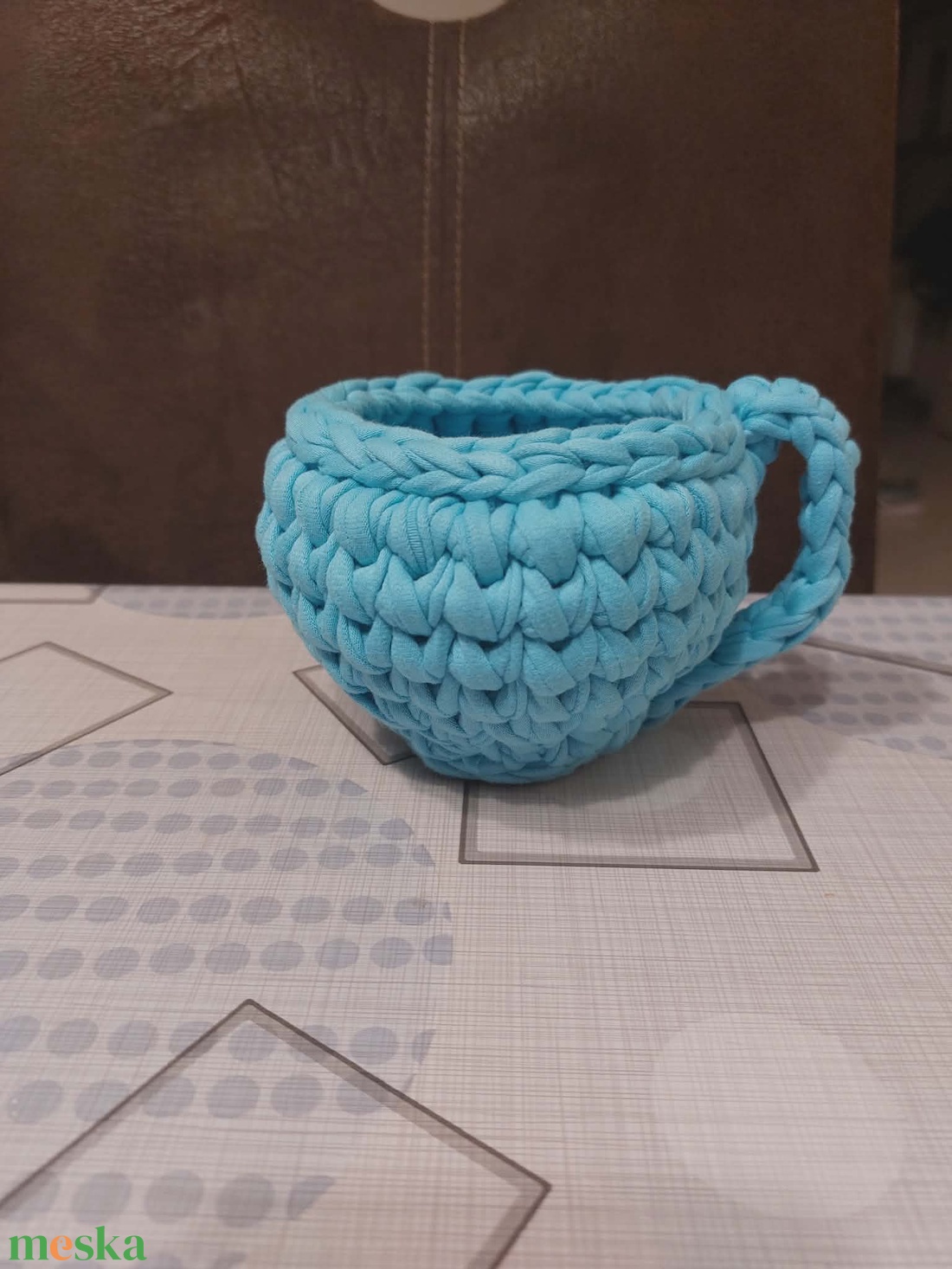 Horgolt bögre - otthon & életmód - dekoráció - asztal és polc dekoráció - asztaldísz - Meska.hu