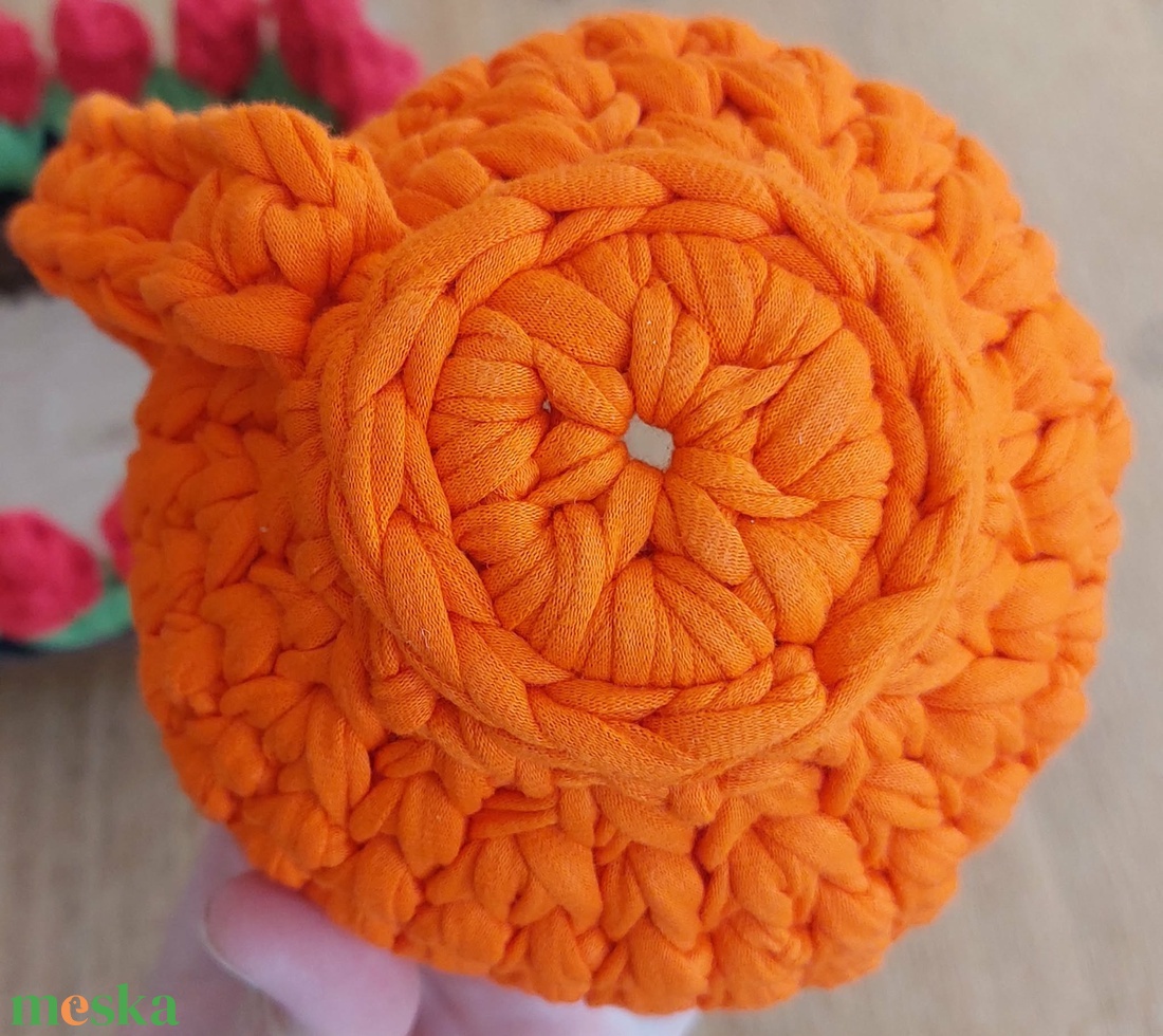 Horgolt bögre - otthon & életmód - dekoráció - asztal és polc dekoráció - asztaldísz - Meska.hu