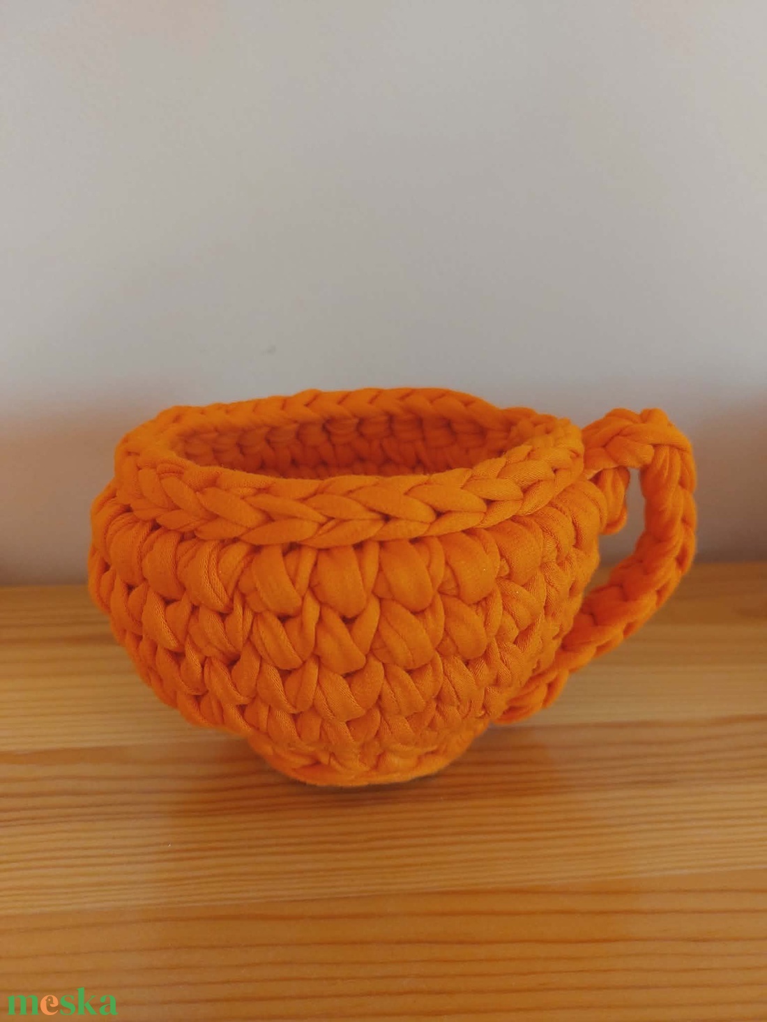 Horgolt bögre - otthon & életmód - dekoráció - asztal és polc dekoráció - asztaldísz - Meska.hu