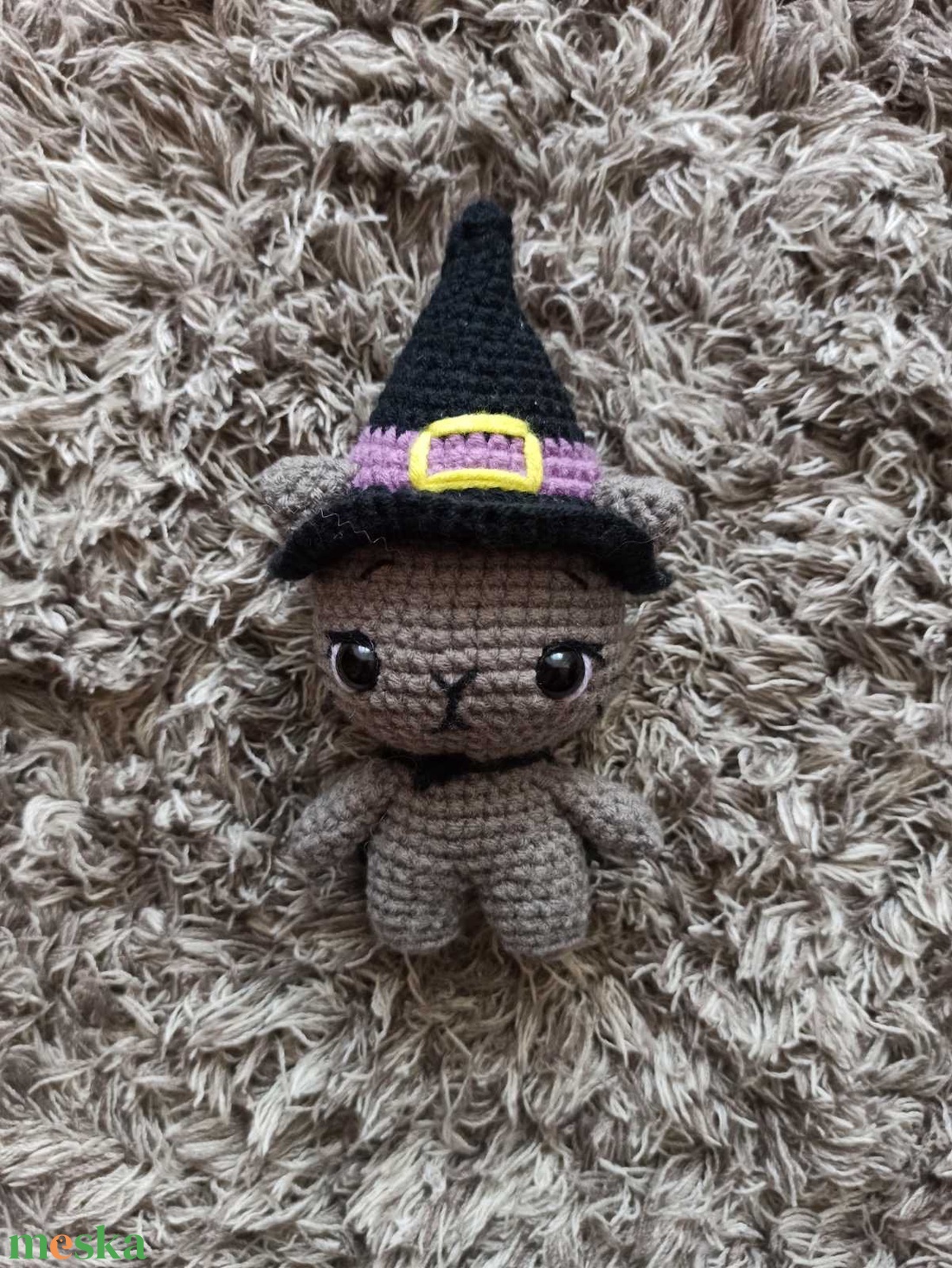 Horgolt Halloween cica boszorkány - otthon & életmód - dekoráció - halloween - halloweeni figurák - Meska.hu Horgolt Halloween cica boszorkány - otthon & életmód - dekoráció - halloween - halloweeni figurák - Meska.hu
