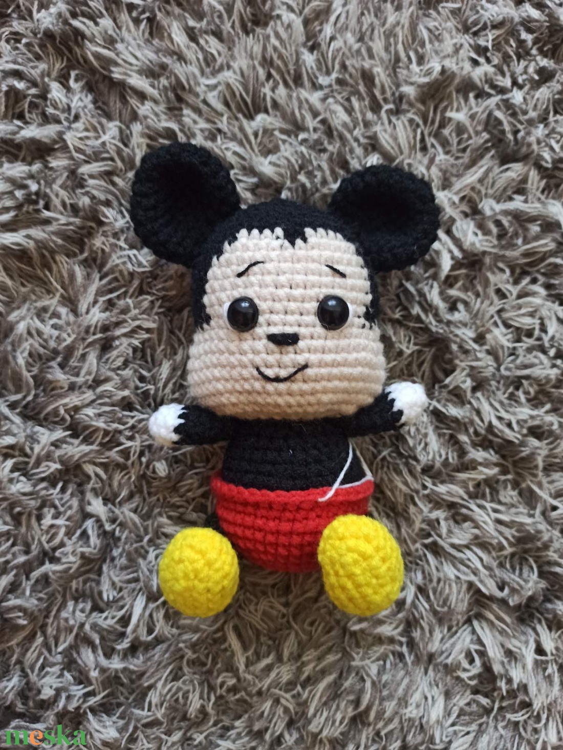 Horgolt Mickey egér - játék & sport - plüssállat & játékfigura - más figura - Meska.hu Horgolt Mickey egér - játék & sport - plüssállat & játékfigura - más figura - Meska.hu