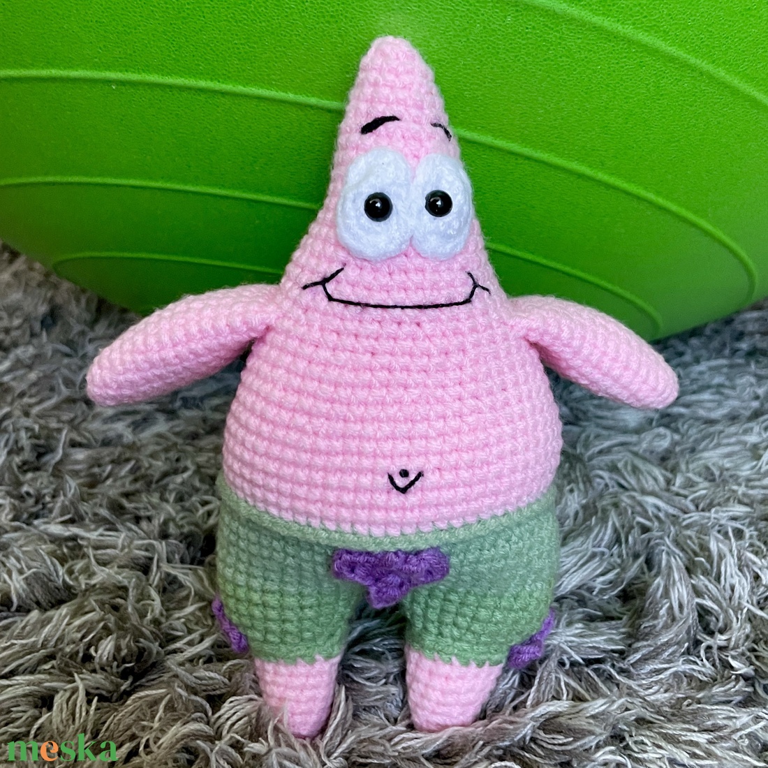 Horgolt Patrick - játék & sport - plüssállat & játékfigura - plüss mesefigurák - Meska.hu Horgolt Patrick - játék & sport - plüssállat & játékfigura - plüss mesefigurák - Meska.hu