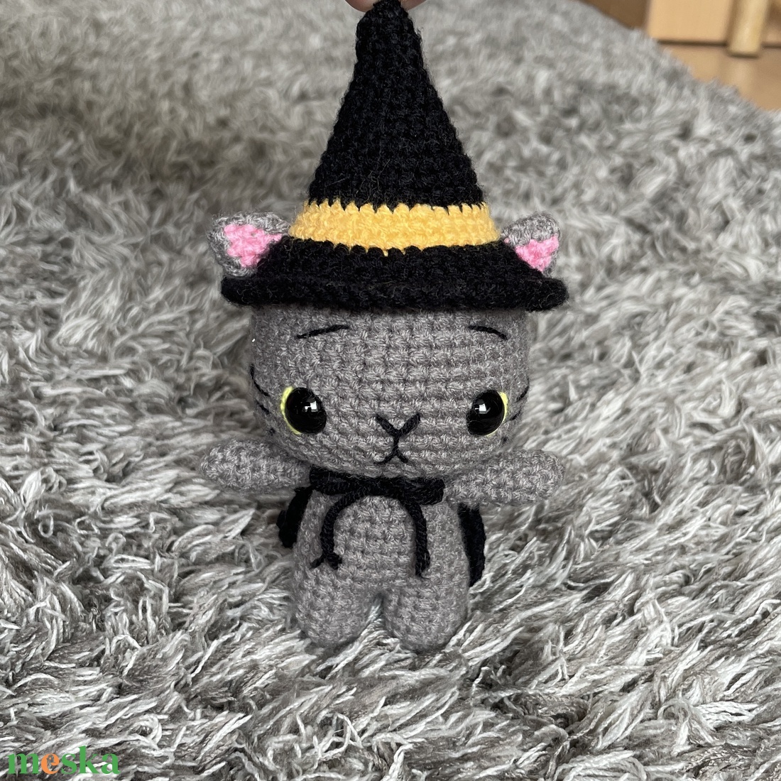 Horgolt Halloween cica - otthon & életmód - dekoráció - halloween - halloweeni figurák - Meska.hu Horgolt Halloween cica - otthon & életmód - dekoráció - halloween - halloweeni figurák - Meska.hu