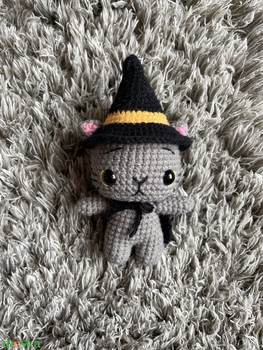 Horgolt Halloween cica - otthon & életmód - dekoráció - halloween - halloweeni figurák - Meska.hu Horgolt Halloween cica - otthon & életmód - dekoráció - halloween - halloweeni figurák - Meska.hu