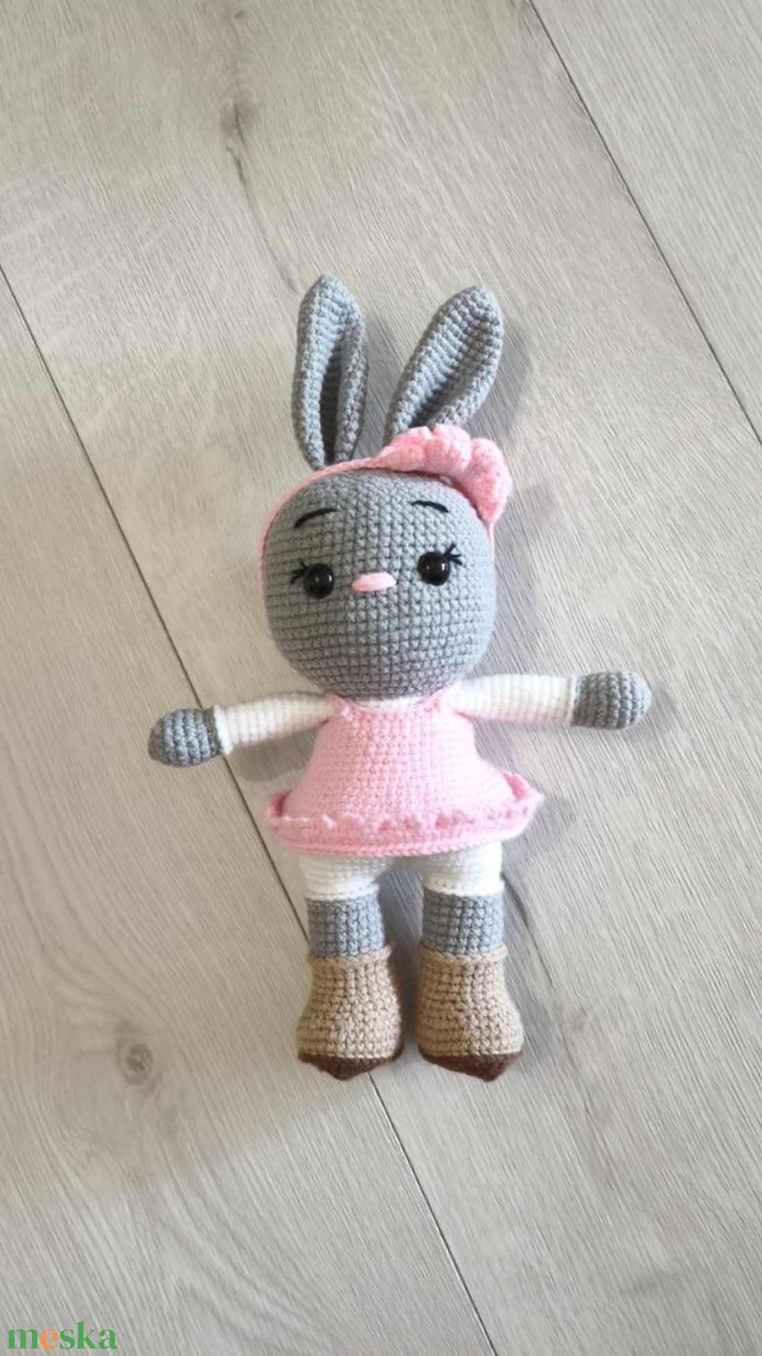 Horgolt Nyuszi - játék & sport - plüssállat & játékfigura - nyuszi - Meska.hu