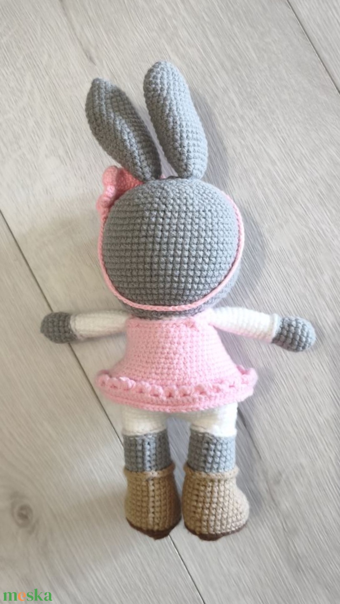 Horgolt Nyuszi - játék & sport - plüssállat & játékfigura - nyuszi - Meska.hu