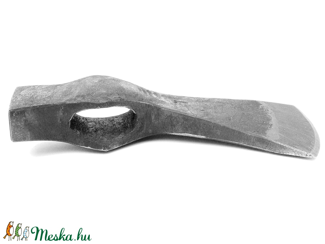 Kovácsolt acél bushcraft balta damaszkolt éllel, edzett fokkal, [F_09b] -  - Meska.hu