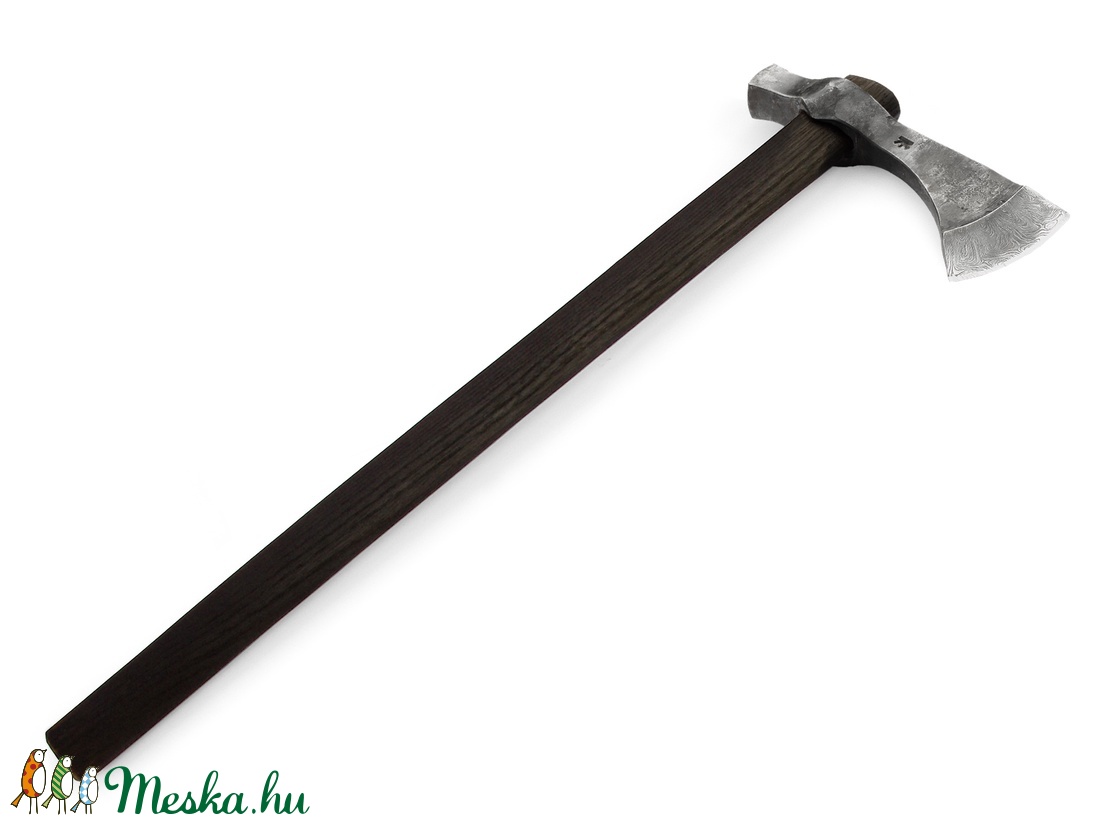 Nyelezett amerikai Tomahawk damaszkolt éllel, [FCN_01b] -  - Meska.hu
