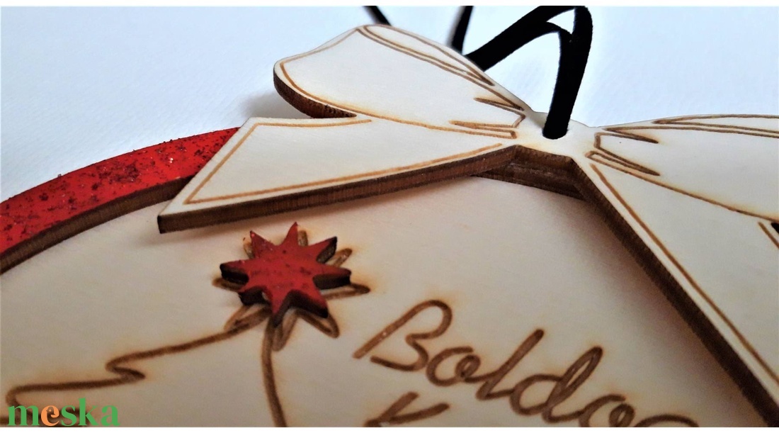 Karácsonyi cicás fa ajtódísz - Boldog karácsonyt! - karácsony - karácsonyi lakásdekoráció - karácsonyi ajtódíszek - Meska.hu