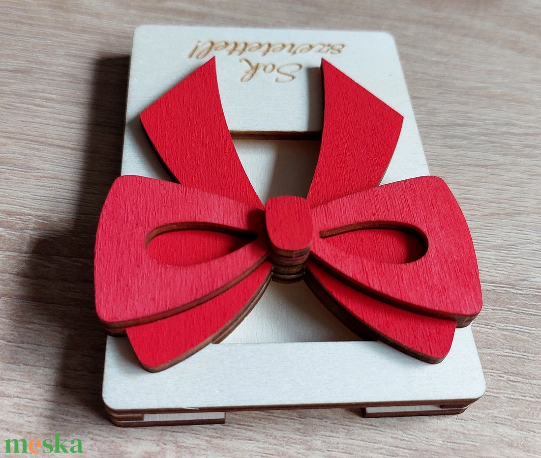 Pénzátadó / ajándékkártya tartó - masnis - otthon & életmód - papír, írószer - ajándékozás kellékei - pénzátadó doboz - Meska.hu