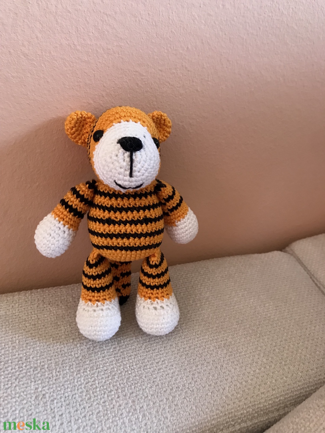 Horgolt, amigurumi tigris - játék & sport - plüssállat & játékfigura - róka - Meska.hu