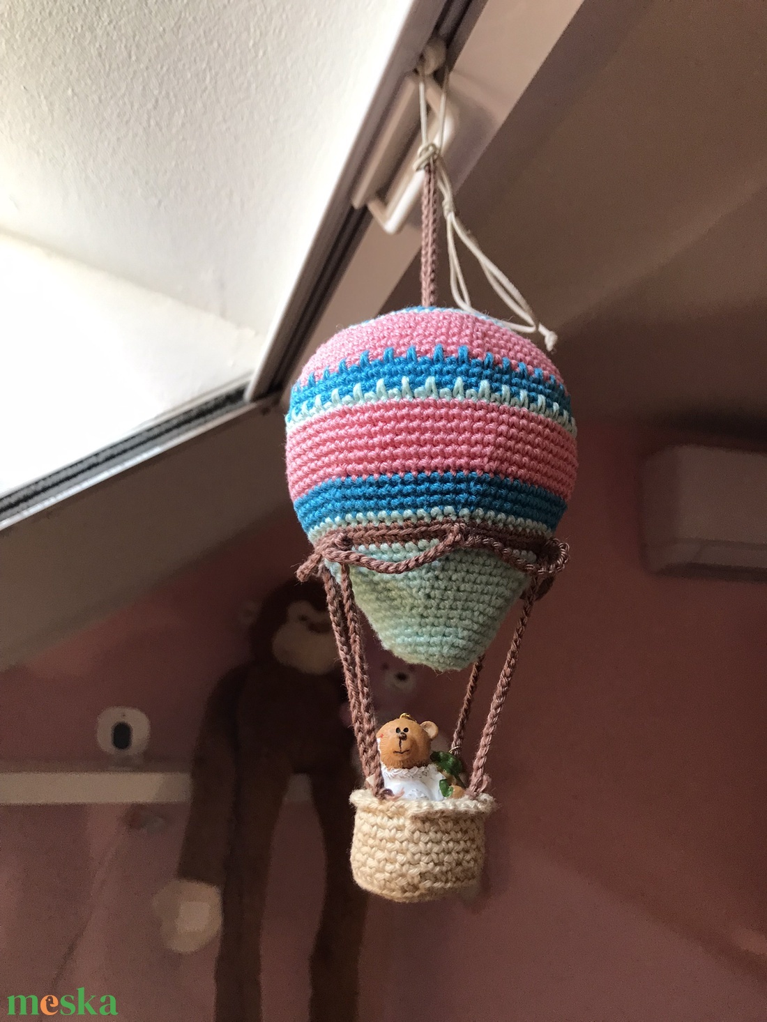 Amigurumi horgolt h�légballon - otthon & életmód - babaszoba, gyerekszoba - babaszoba, gyerekszoba - Meska.hu