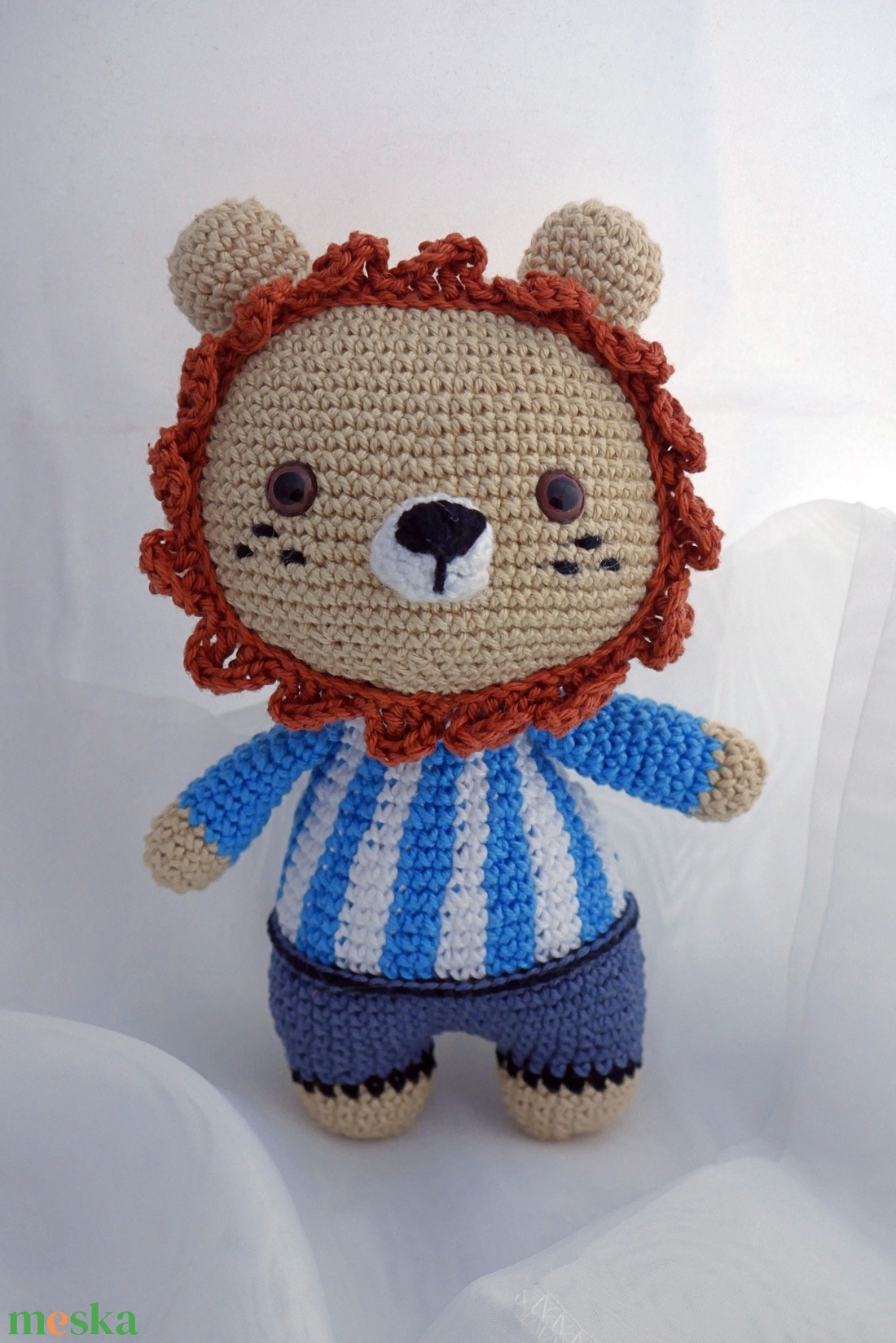 Horgolt amigurumi oroszlán - játék & sport - plüssállat & játékfigura - más figura - Meska.hu Horgolt amigurumi oroszlán - játék & sport - plüssállat & játékfigura - más figura - Meska.hu