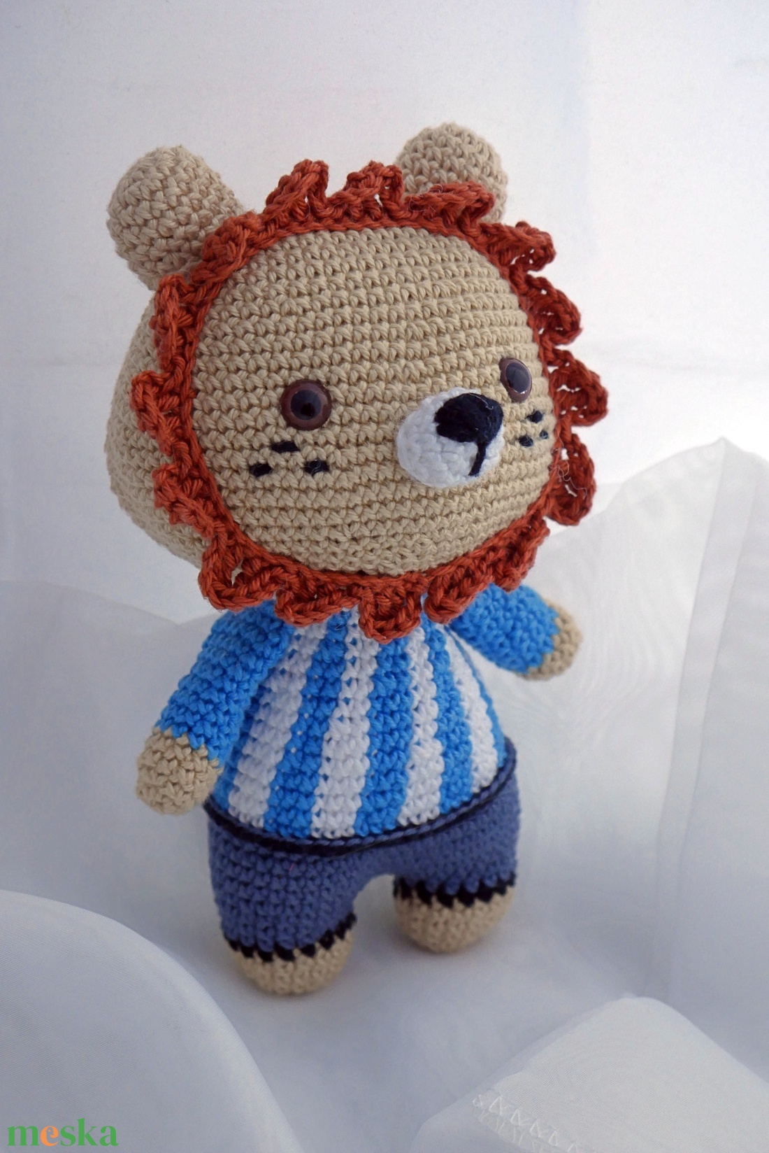 Horgolt amigurumi oroszlán - játék & sport - plüssállat & játékfigura - más figura - Meska.hu Horgolt amigurumi oroszlán - játék & sport - plüssállat & játékfigura - más figura - Meska.hu