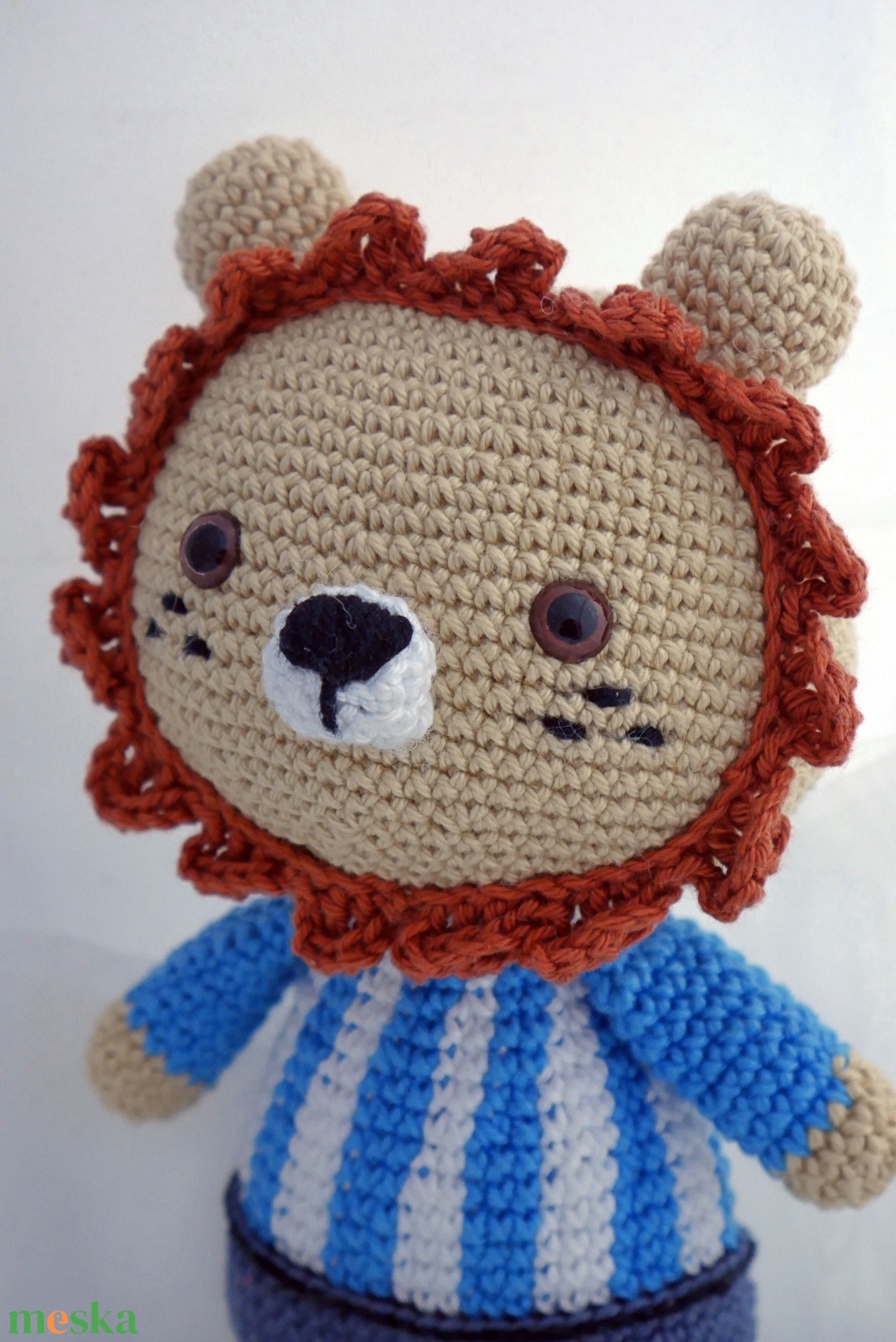 Horgolt amigurumi oroszlán - játék & sport - plüssállat & játékfigura - más figura - Meska.hu Horgolt amigurumi oroszlán - játék & sport - plüssállat & játékfigura - más figura - Meska.hu
