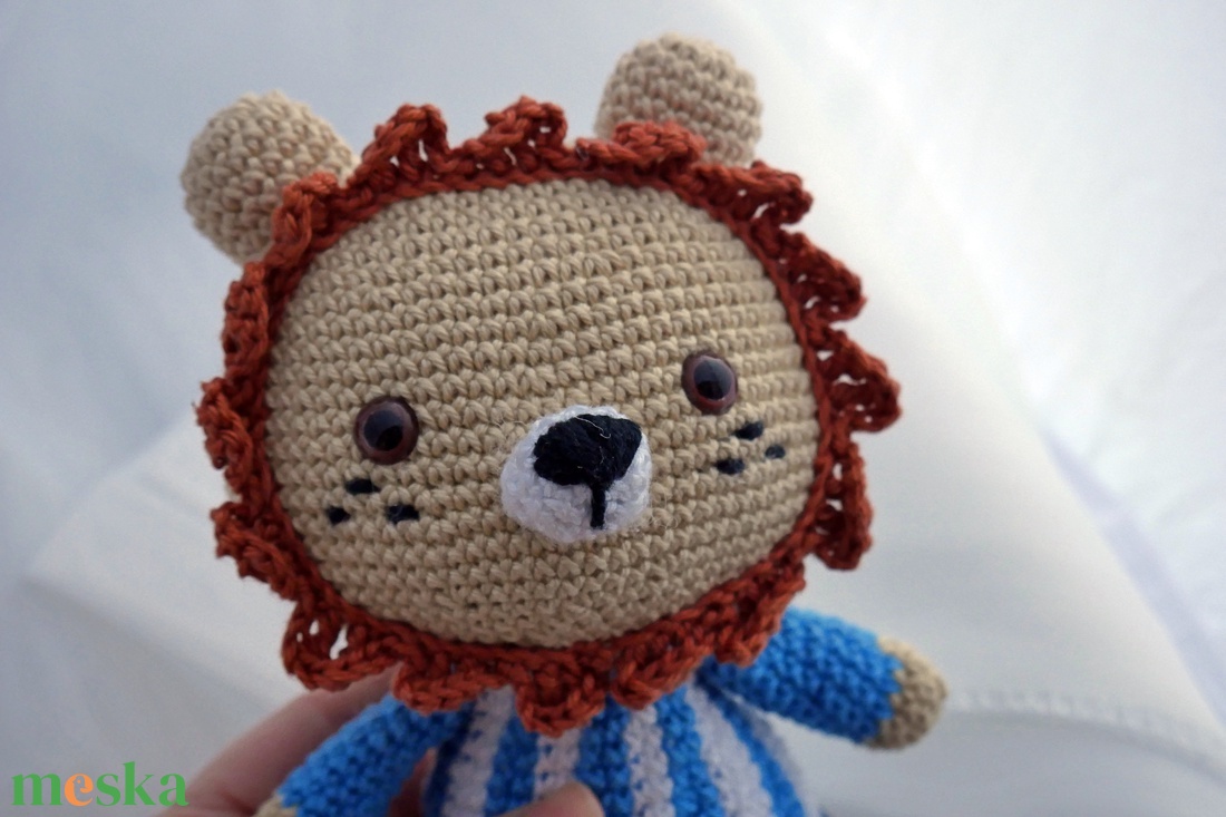 Horgolt amigurumi oroszlán - játék & sport - plüssállat & játékfigura - más figura - Meska.hu Horgolt amigurumi oroszlán - játék & sport - plüssállat & játékfigura - más figura - Meska.hu