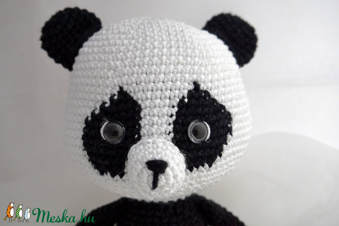 Horgolt Amigurumi Panda - játék & sport - plüssállat & játékfigura - maci - Meska.hu Horgolt Amigurumi Panda - játék & sport - plüssállat & játékfigura - maci - Meska.hu