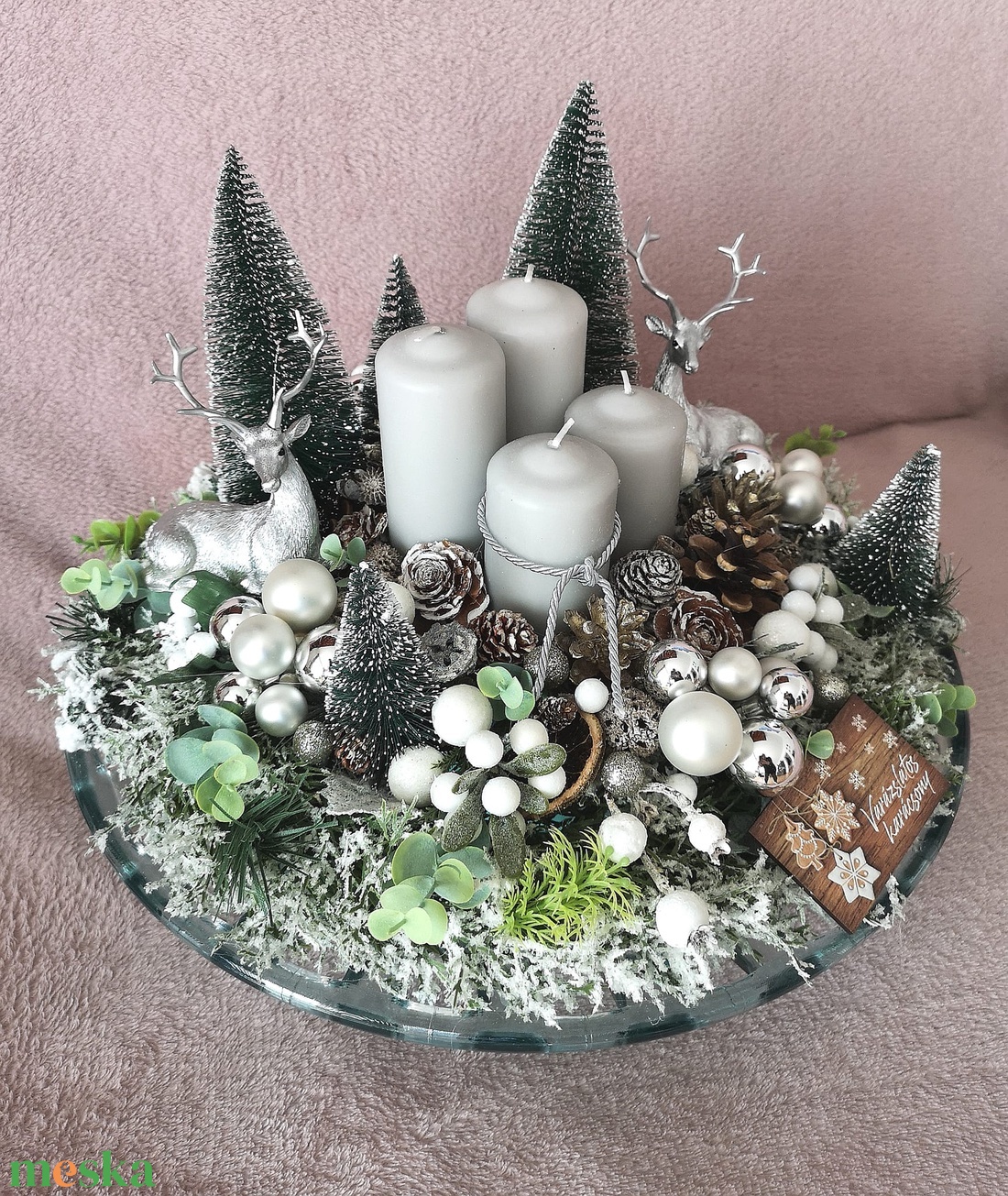 asztaldísz - karácsony - adventi díszek - adventi asztaldísz - Meska.hu asztaldísz - karácsony - adventi díszek - adventi asztaldísz - Meska.hu