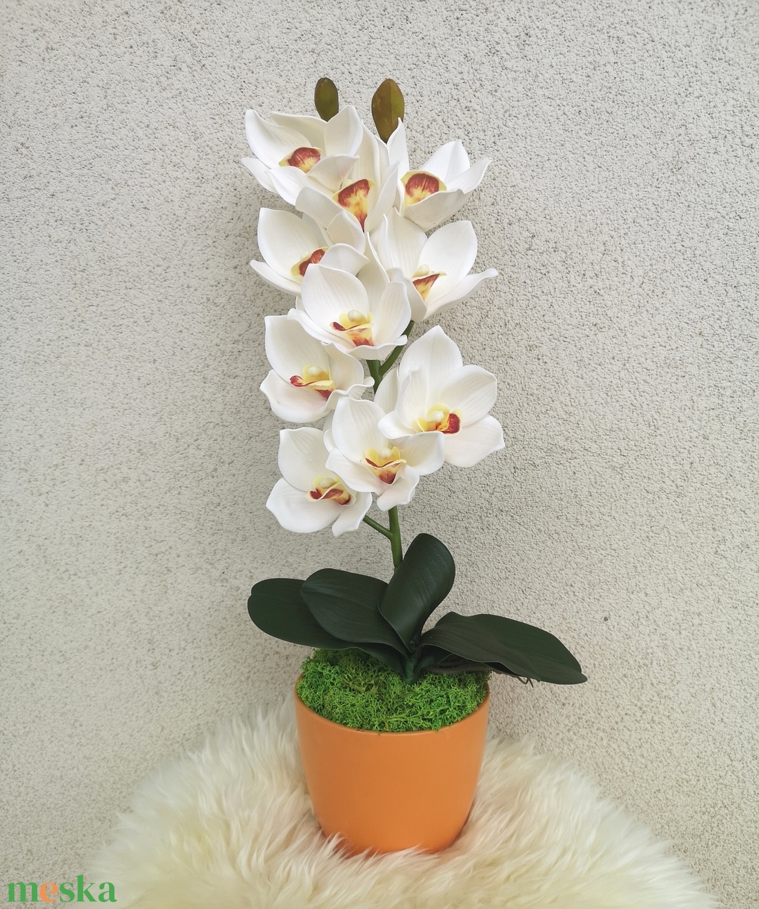 Élethű orchidea - otthon & életmód - dekoráció - asztal és polc dekoráció - asztaldísz - Meska.hu Élethű orchidea - otthon & életmód - dekoráció - asztal és polc dekoráció - asztaldísz - Meska.hu