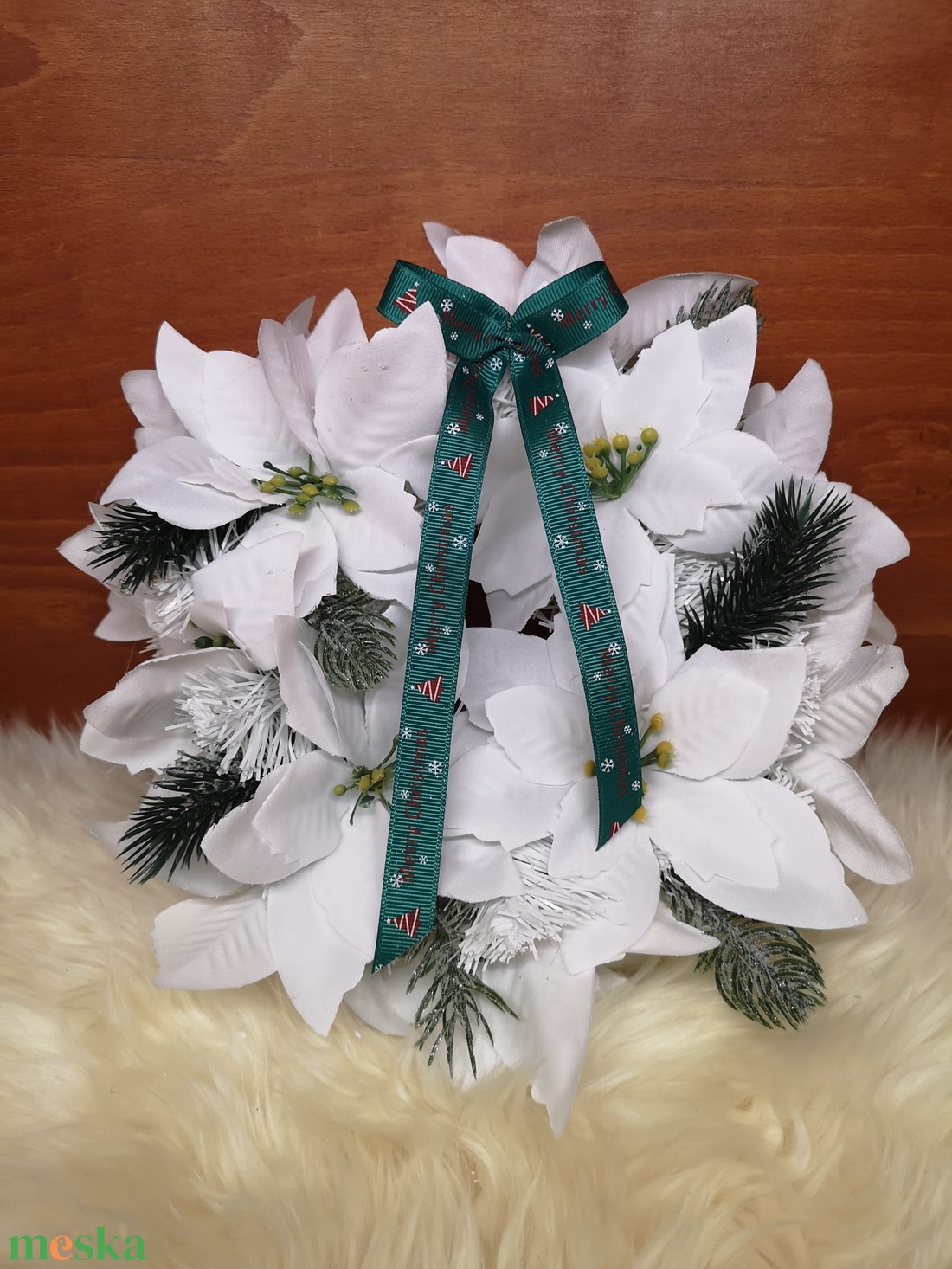 Kopogtató - karácsony - karácsonyi lakásdekoráció - karácsonyi ajtódíszek - Meska.hu