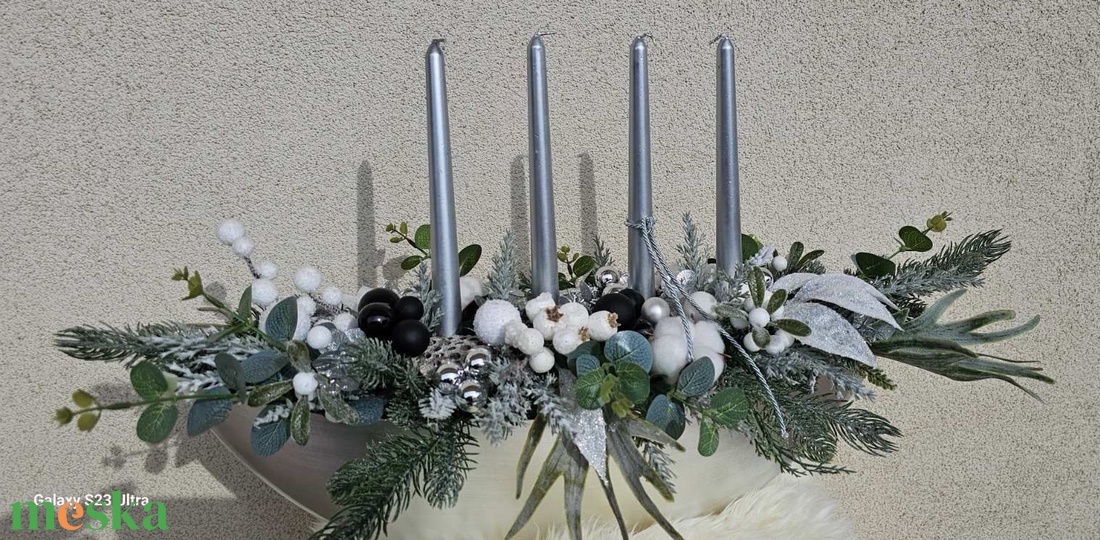  asztaldísz - karácsony - adventi díszek - adventi asztaldísz - Meska.hu