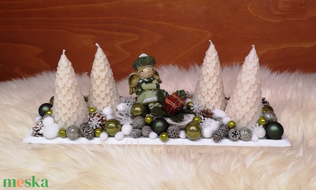  asztaldísz - karácsony - adventi díszek - adventi asztaldísz - Meska.hu
