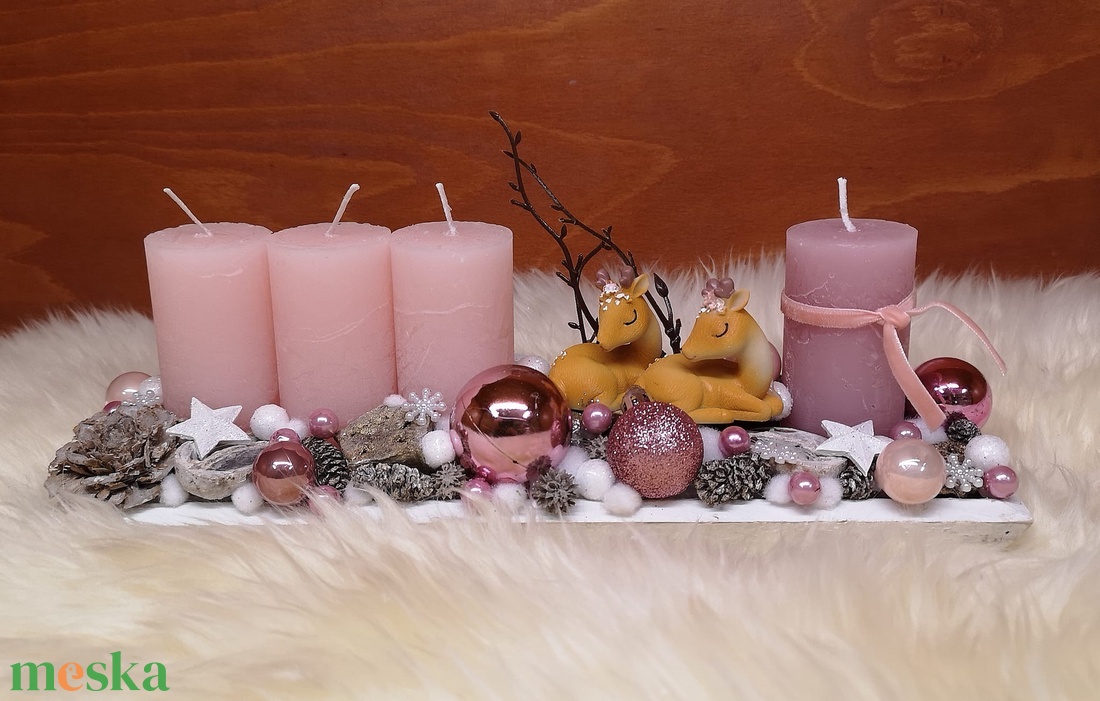  asztaldísz - karácsony - adventi díszek - adventi asztaldísz - Meska.hu
