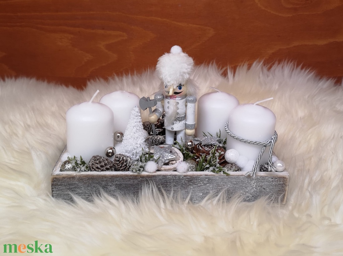  asztaldísz - karácsony - adventi díszek - adventi asztaldísz - Meska.hu