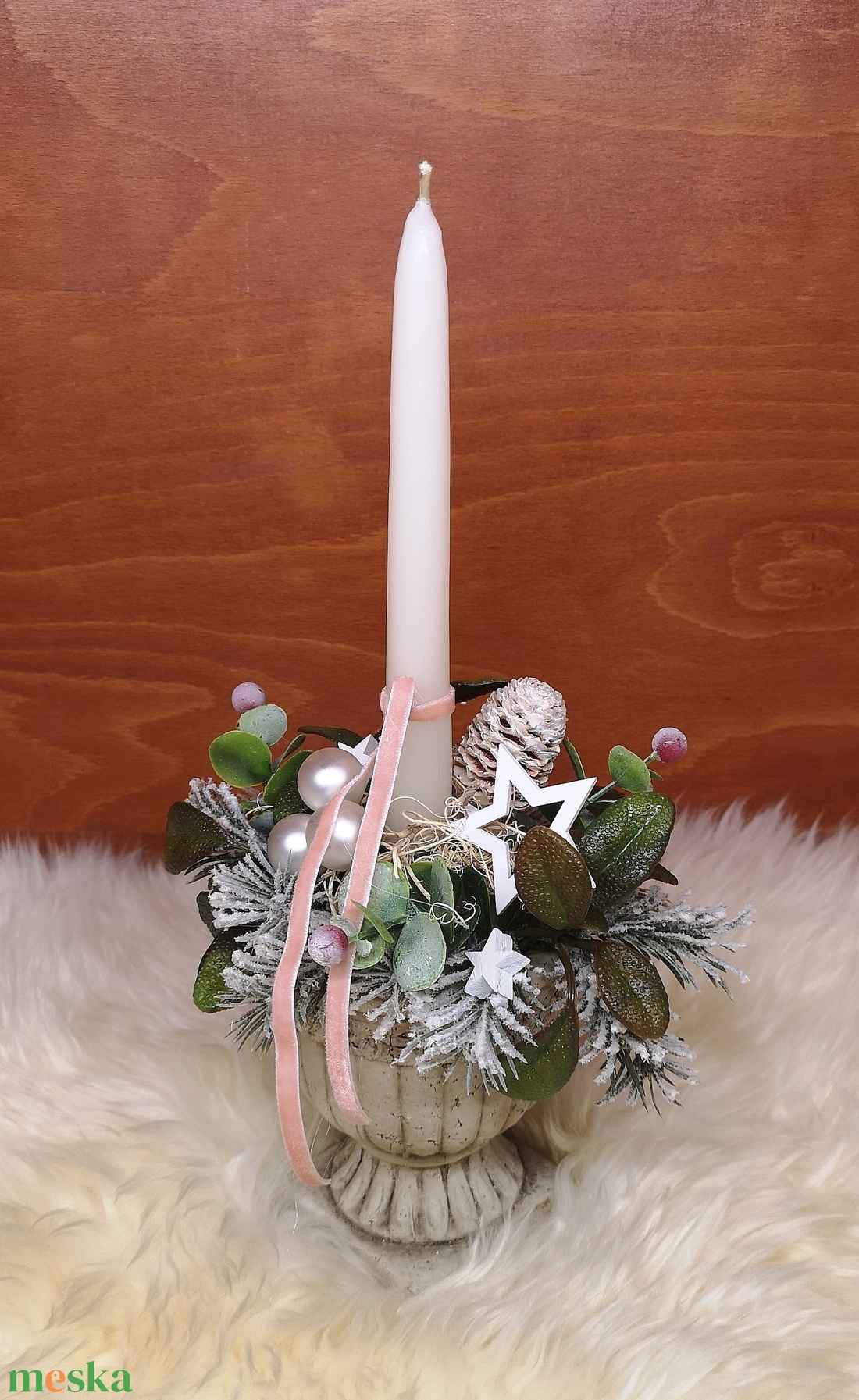  asztaldísz - karácsony - adventi díszek - adventi asztaldísz - Meska.hu