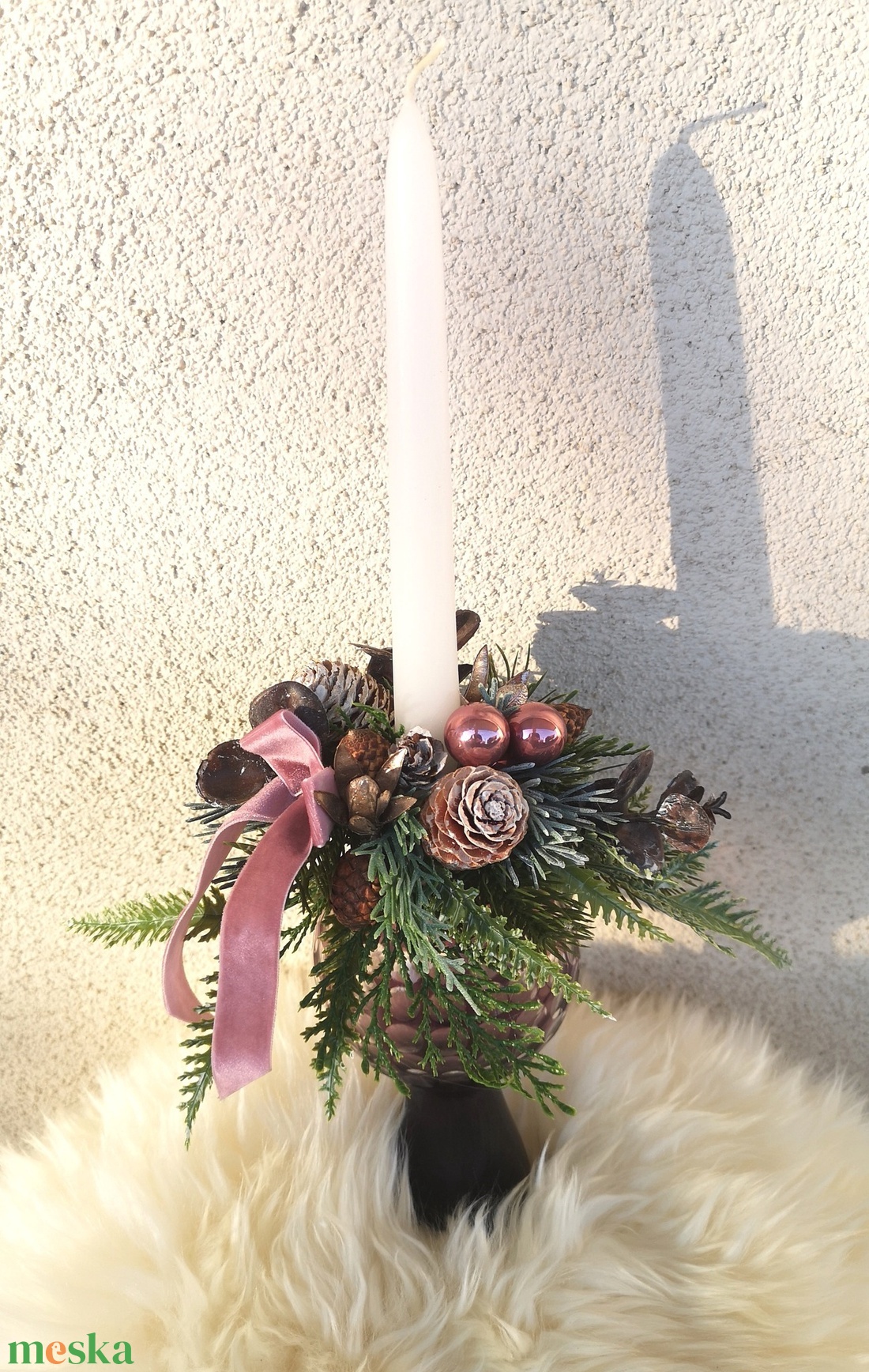  asztaldísz - karácsony - adventi díszek - adventi asztaldísz - Meska.hu