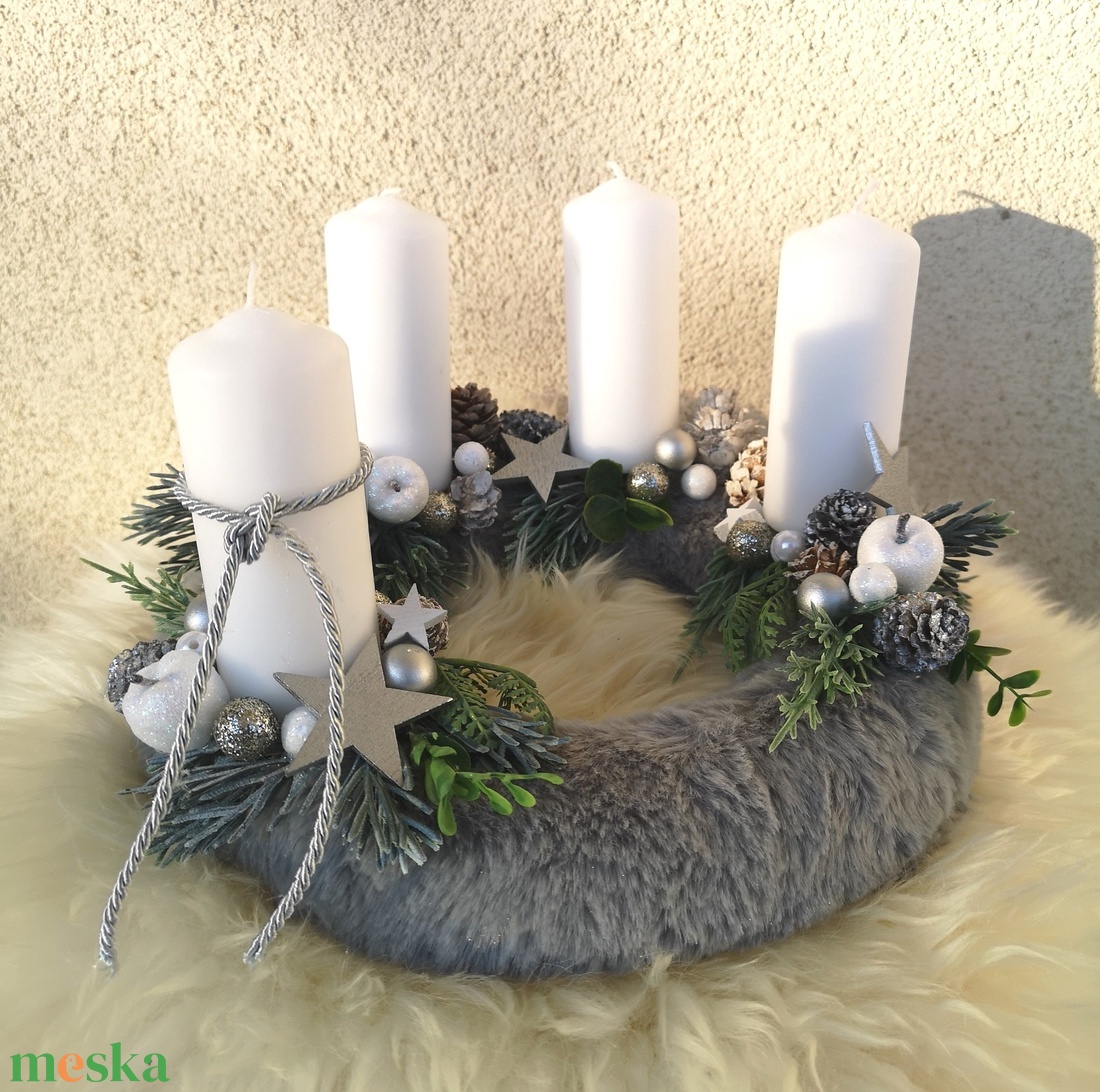  asztaldísz - karácsony - adventi díszek - adventi asztaldísz - Meska.hu