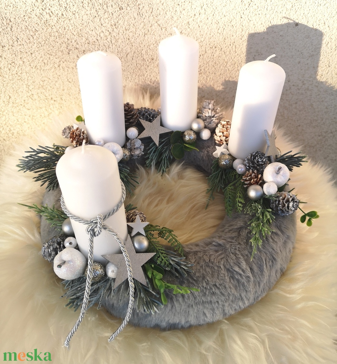  asztaldísz - karácsony - adventi díszek - adventi asztaldísz - Meska.hu