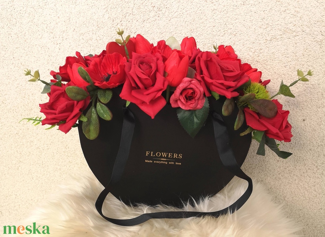 virágbox - otthon & életmód - dekoráció - virágdekoráció - virágok - virágbox - Meska.hu