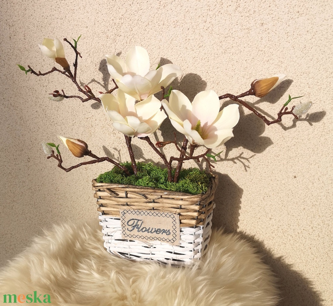 Magnólia asztaldísz -  - Meska.hu