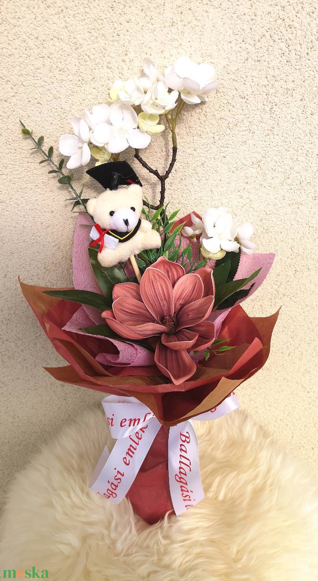 Ballagási csokor - otthon & életmód - virágdekoráció - virágok - virágcsokor - Meska.hu