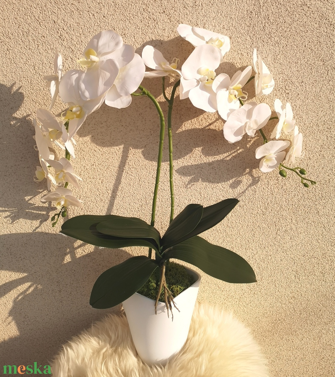Élethű orchidea - otthon & életmód - dekoráció - asztal és polc dekoráció - asztaldísz - Meska.hu