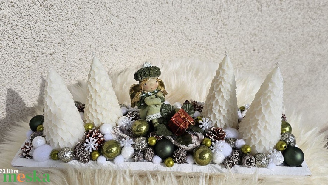  asztaldísz - karácsony - adventi díszek - adventi asztaldísz - Meska.hu