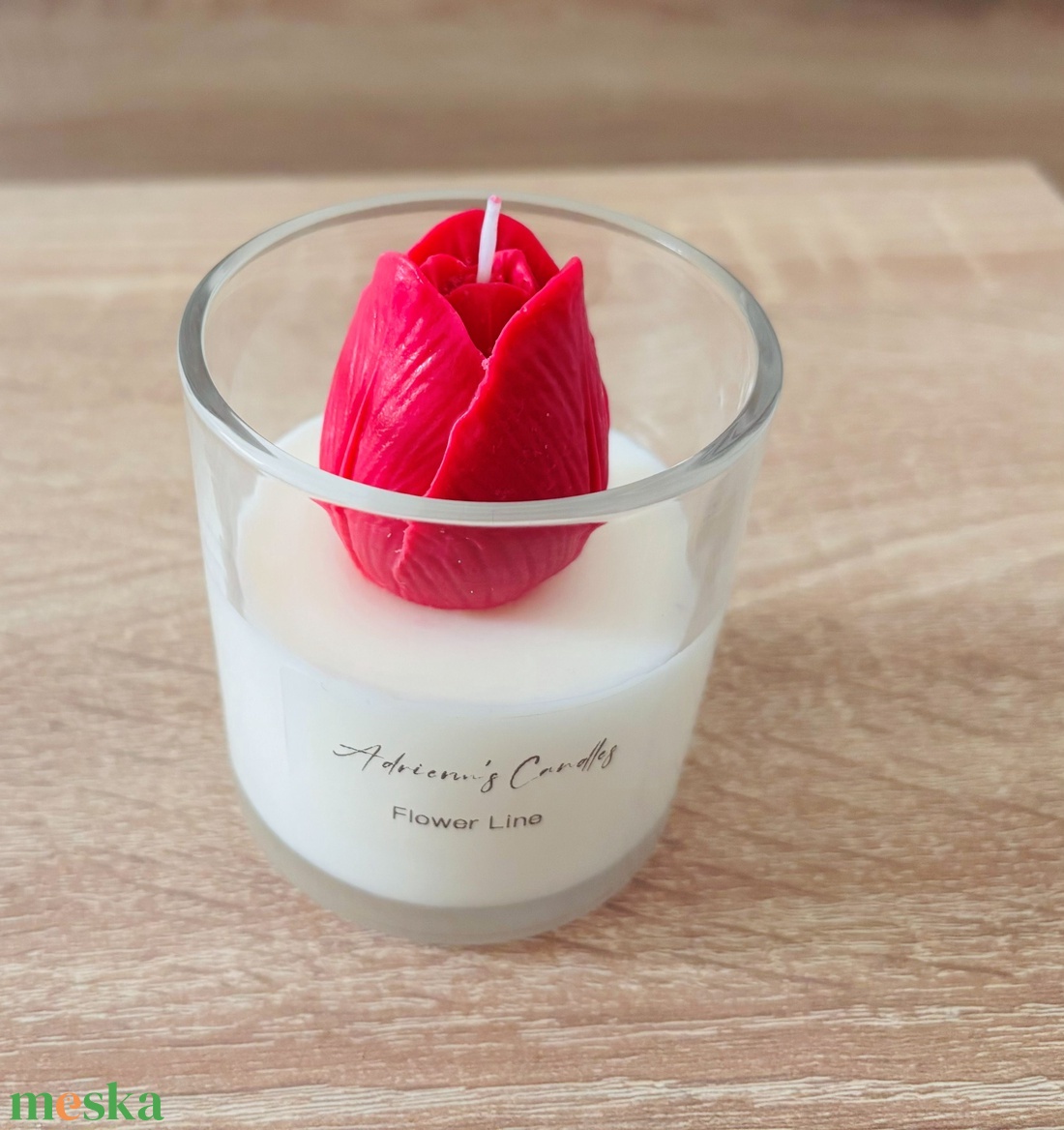 Virág gyertyák - otthon & életmód - gyertya, illat, aroma - illatviasz - Meska.hu