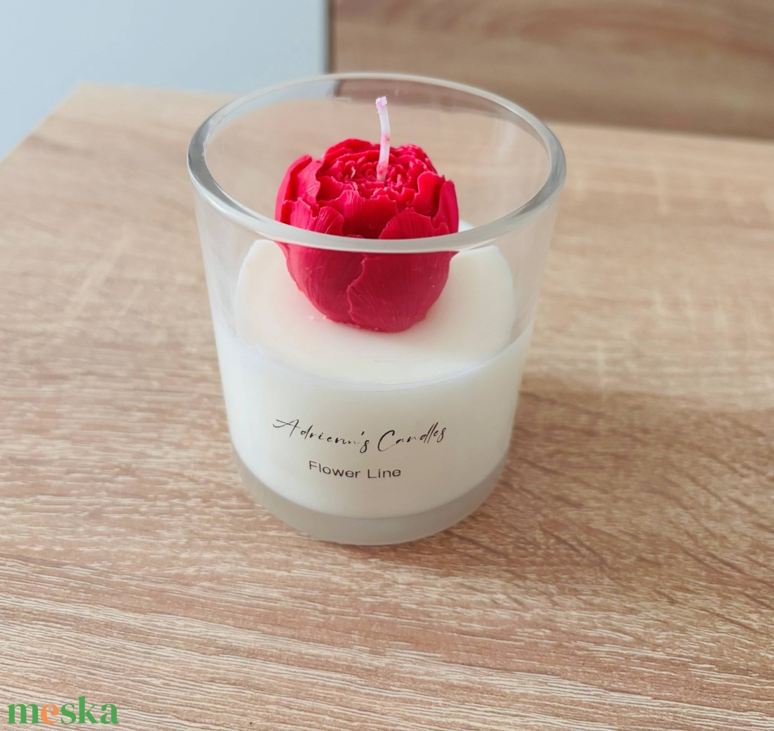 Virág gyertyák - otthon & életmód - gyertya, illat, aroma - illatviasz - Meska.hu