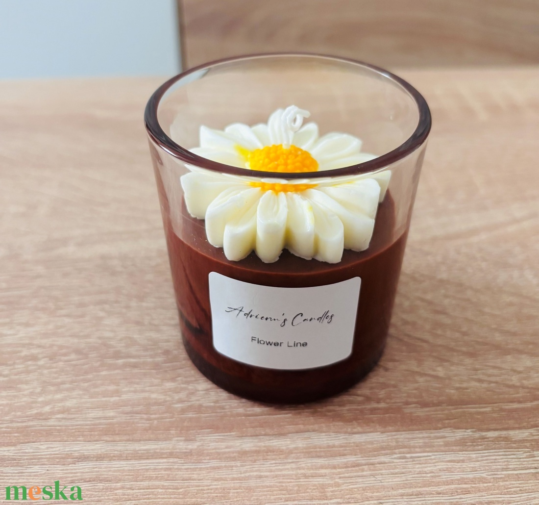 Virág gyertyák - otthon & életmód - gyertya, illat, aroma - illatviasz - Meska.hu