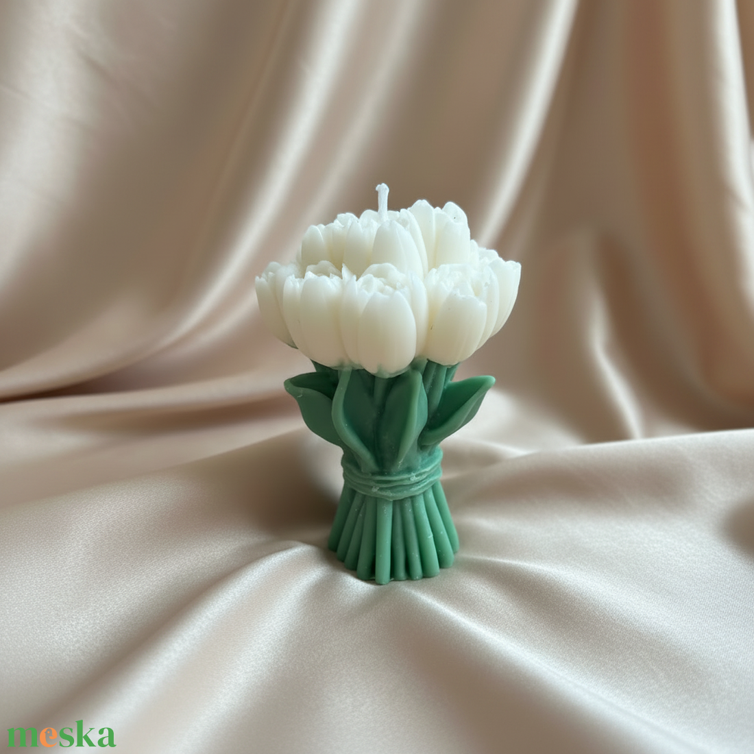 Tulipán gyertya - otthon & életmód - gyertya, illat, aroma - aromalámpa - Meska.hu